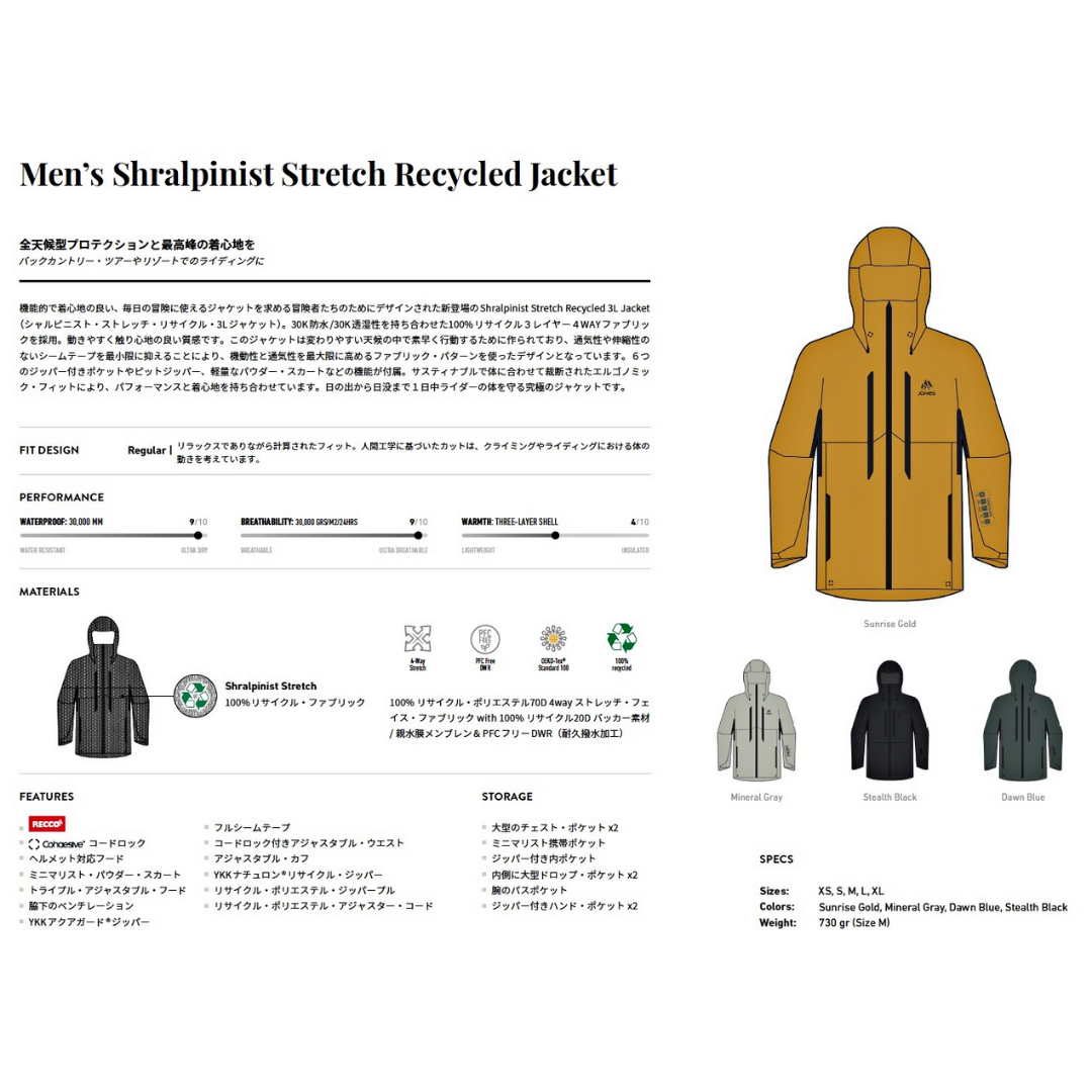 Men’s Shralpinist Stretch Recycled Jacket