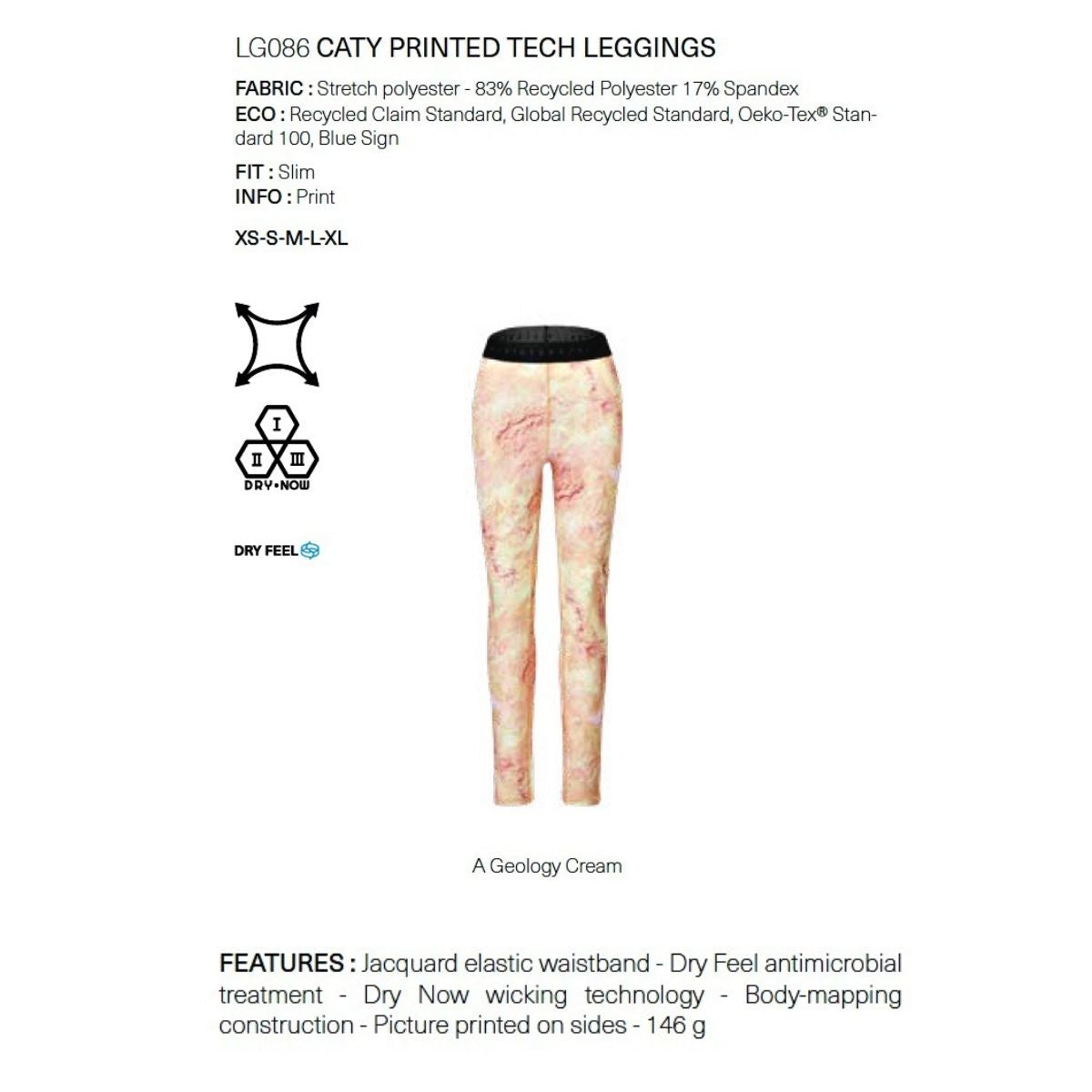 CATY PRINTED TECH LEGGINGS