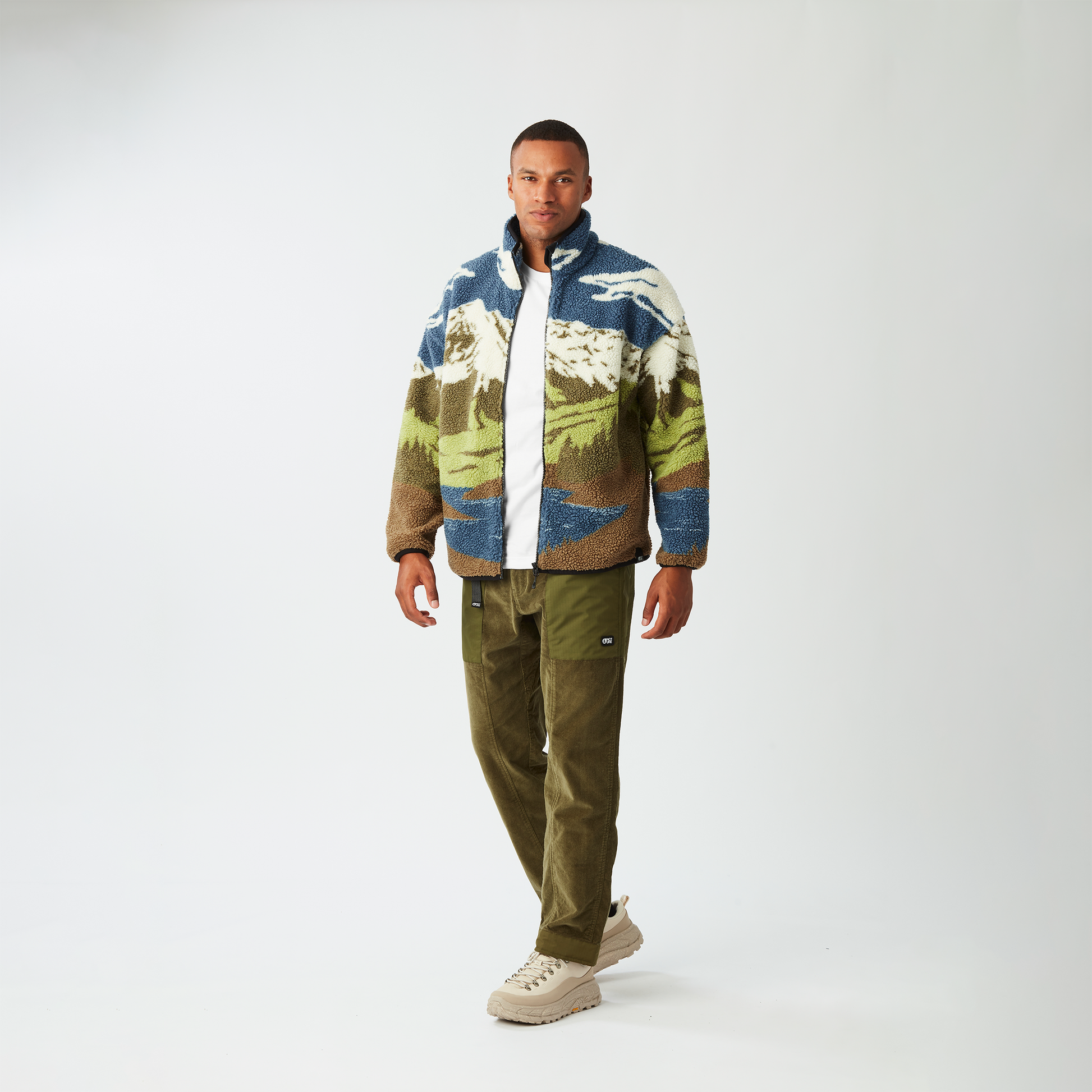 ryosuke アーセナル レトロ ZIP パネル フリース ryosuke アーセナル