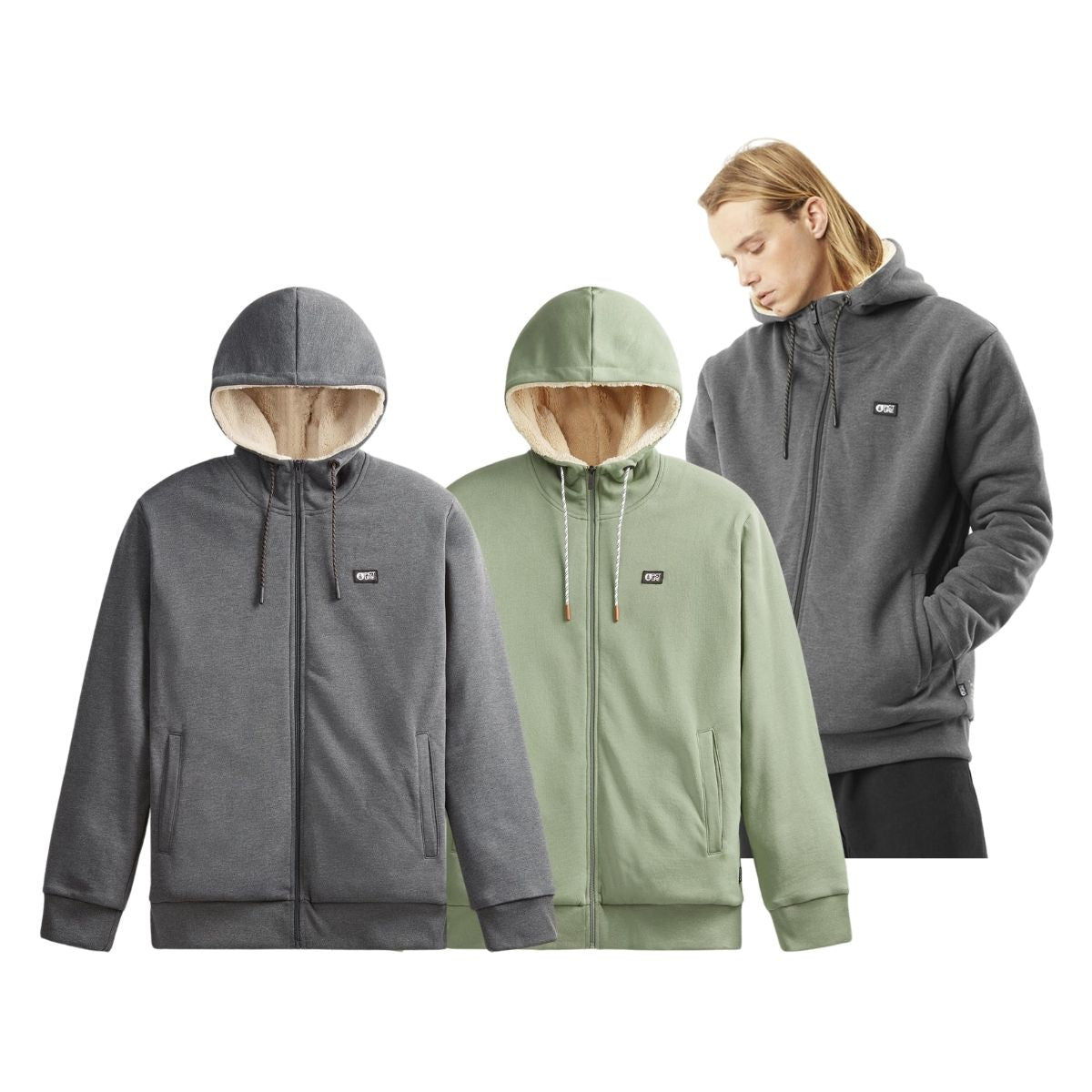 YINNI PLUSH ZIP HOODIE