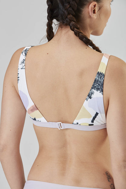 CLOVE PRINTED BRALETTE TOP