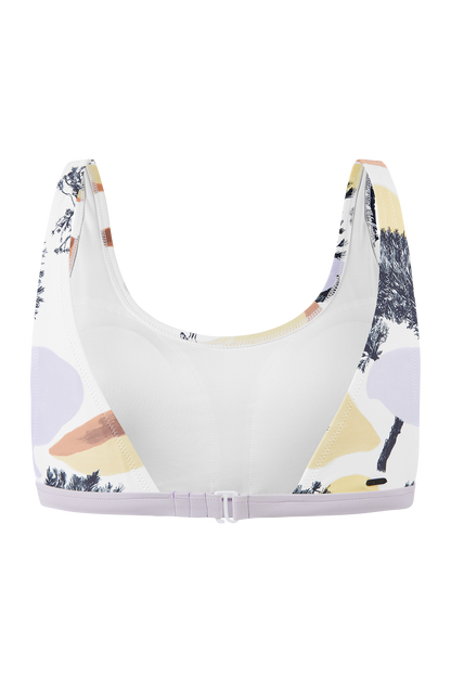 CLOVE PRINTED BRALETTE TOP