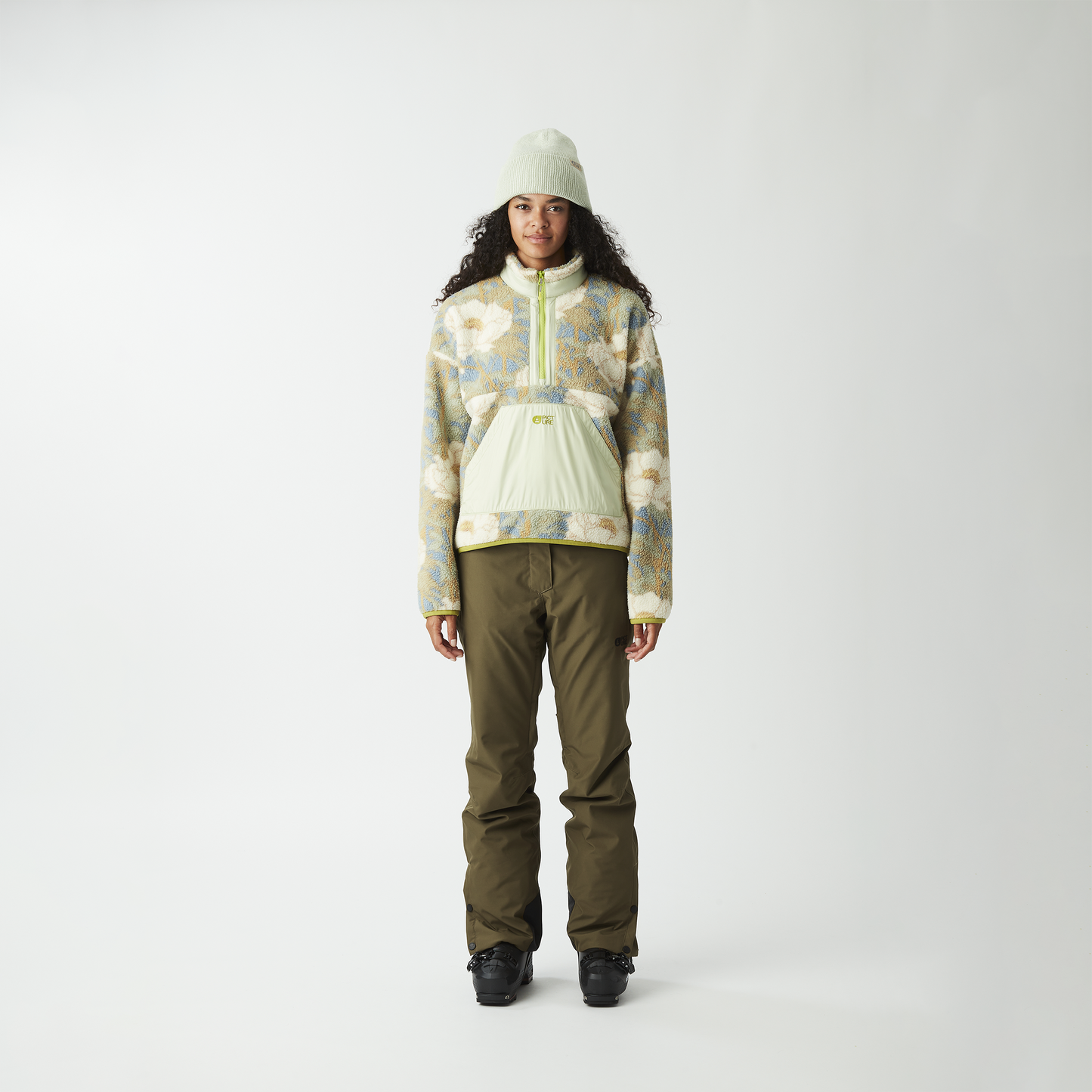 25FW ZELKOVA 1/4 PRINT FLEECE