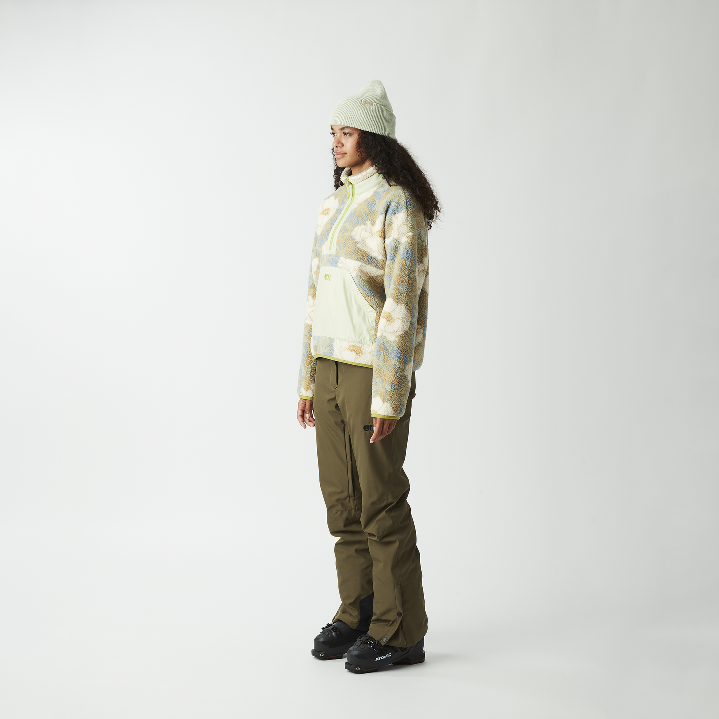 25FW ZELKOVA 1/4 PRINT FLEECE