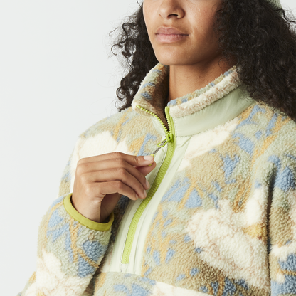 25FW ZELKOVA 1/4 PRINT FLEECE