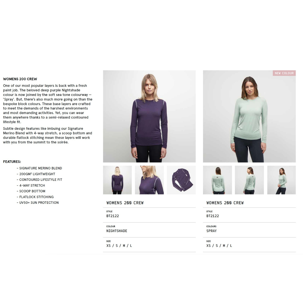WOMENS 200 CREW