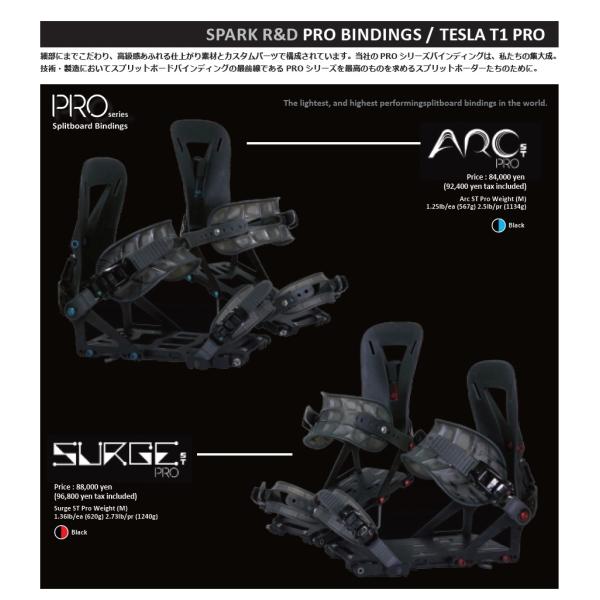 SPARK R&D TESLA T1 BINDINGS SURGE ST PRO スパーク バインディング ビンディング 正規販売店